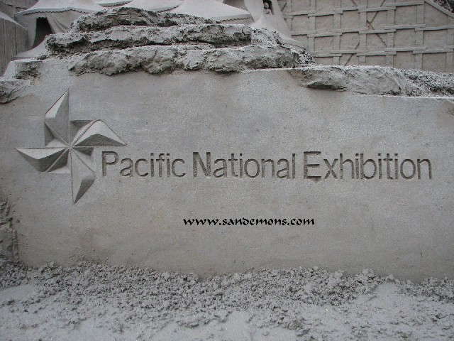 Pacific National Exhibition Sand Logo
